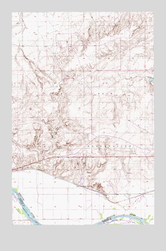 Calais, MT USGS Topographic Map