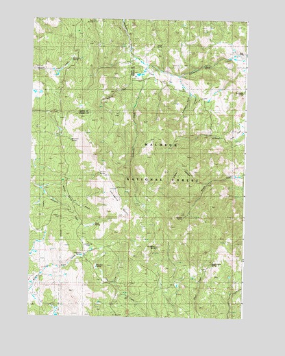 Calamity Butte, OR USGS Topographic Map