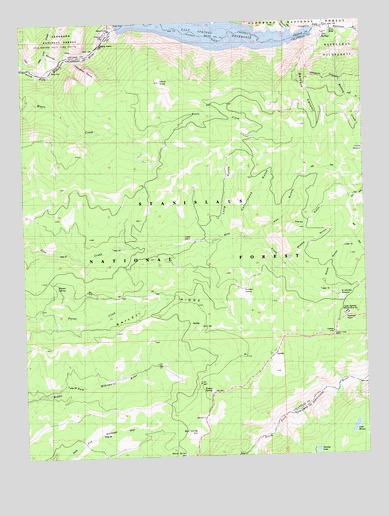 Calaveras Dome, CA USGS Topographic Map