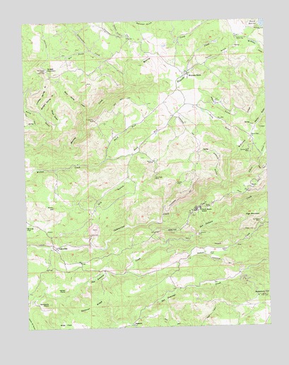 Calaveritas, CA USGS Topographic Map