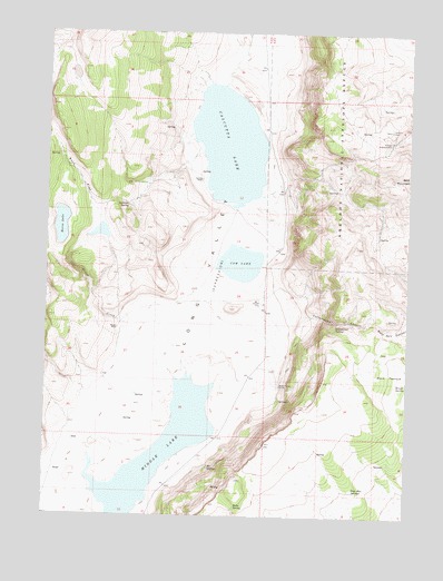 Calcutta Lake, NV USGS Topographic Map