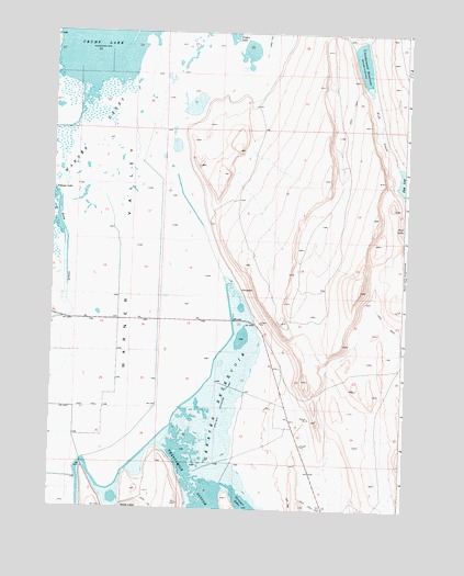 Calderwood Reservoir, OR USGS Topographic Map