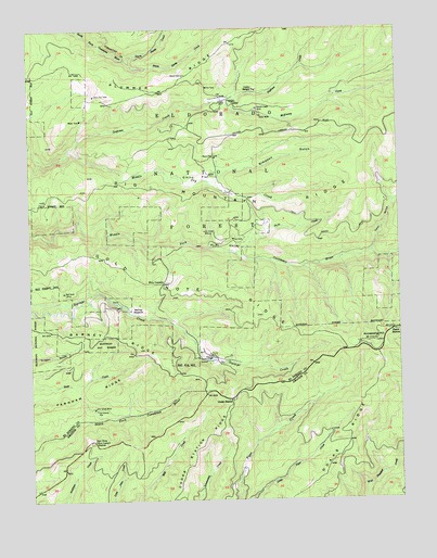 Caldor, CA USGS Topographic Map