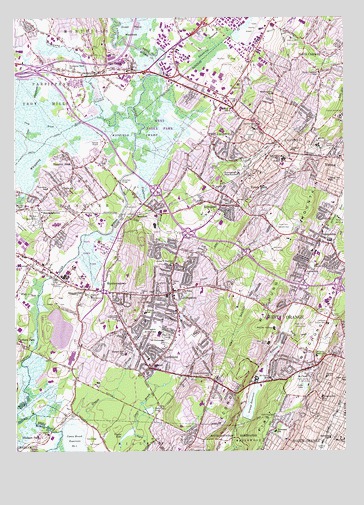 Caldwell, NJ USGS Topographic Map