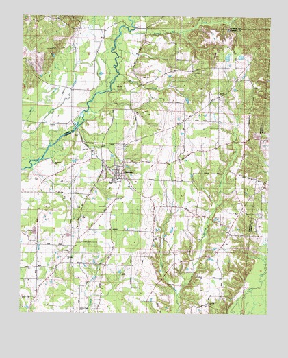 Caledonia, MS USGS Topographic Map