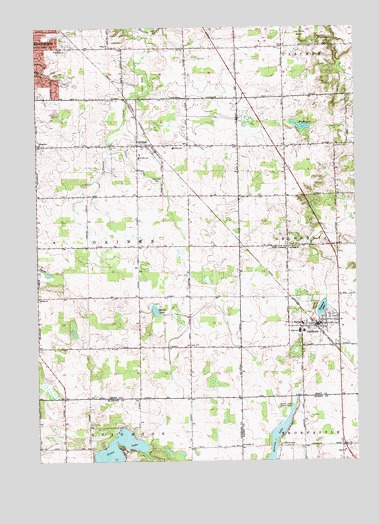 Caledonia, MI USGS Topographic Map
