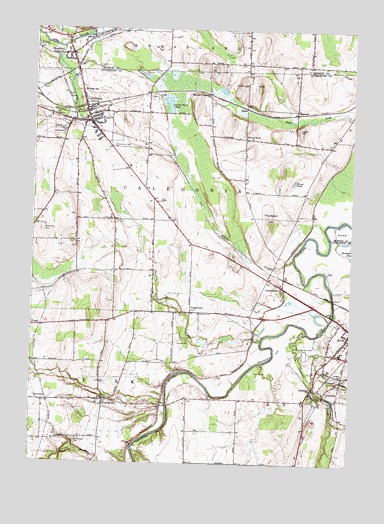 Caledonia, NY USGS Topographic Map