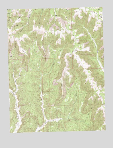Calf Canyon, CO USGS Topographic Map