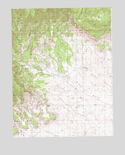 Calf Canyon, UT USGS Topographic Map
