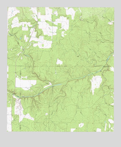 Calf Creek, TX USGS Topographic Map