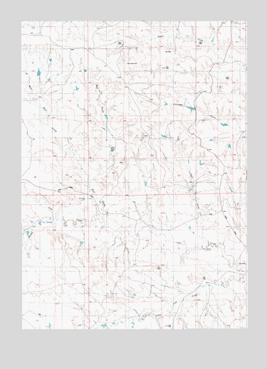Calf Draw, WY USGS Topographic Map