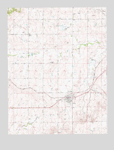 Calhan, CO USGS Topographic Map