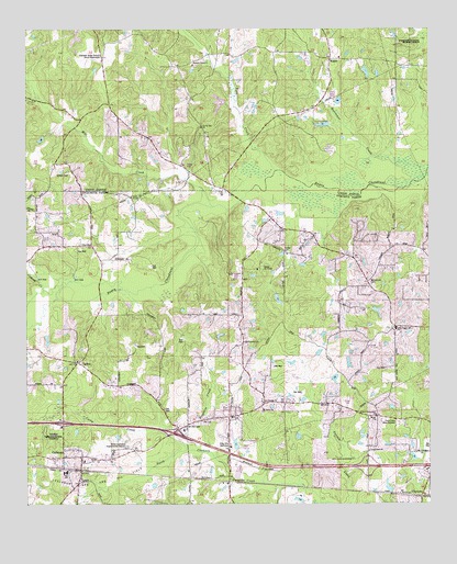 Calhoun, LA USGS Topographic Map
