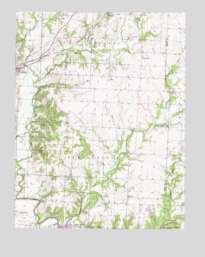 Calhoun East, MO USGS Topographic Map