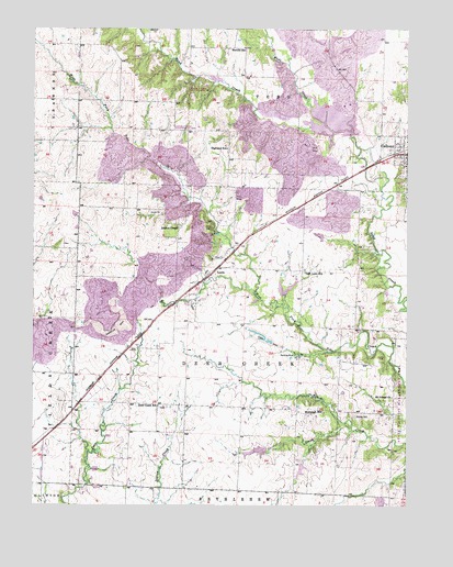 Calhoun West, MO USGS Topographic Map