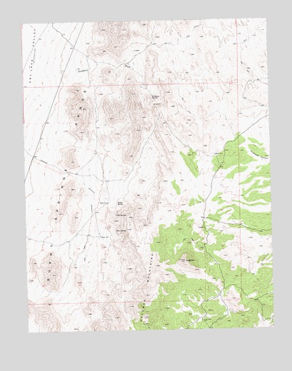 Caliente NW, NV USGS Topographic Map