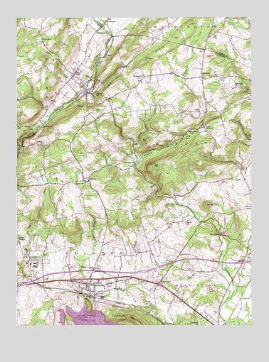 Califon, NJ USGS Topographic Map