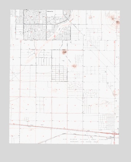 California City South, CA USGS Topographic Map