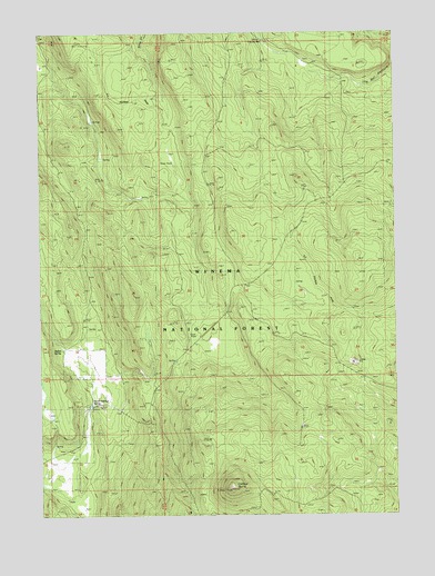 Calimus Butte, OR USGS Topographic Map