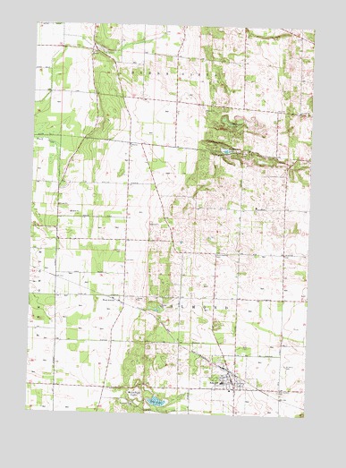 Almond, WI USGS Topographic Map