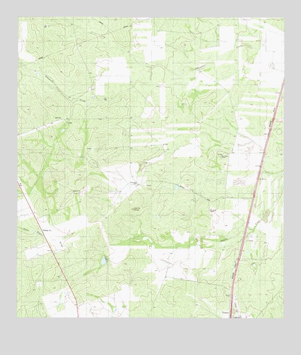 Callaghan Ranch North, TX USGS Topographic Map