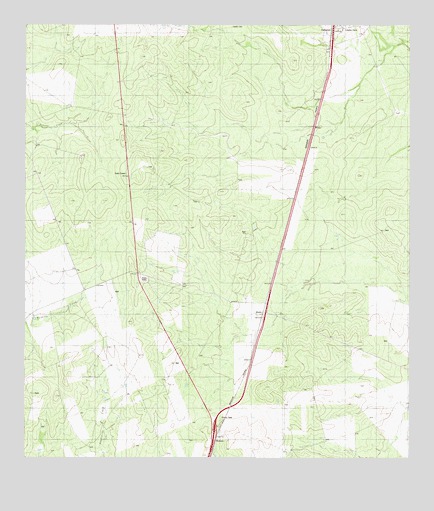Callaghan Ranch South, TX USGS Topographic Map