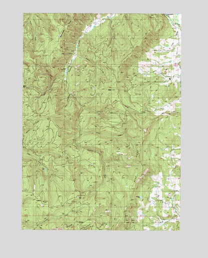 Callahan, OR USGS Topographic Map