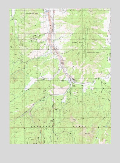 Callahan, CA USGS Topographic Map