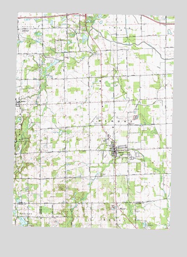 Almont, MI USGS Topographic Map