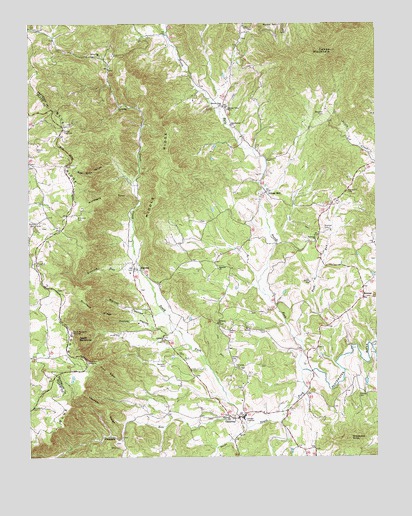Callaway, VA USGS Topographic Map