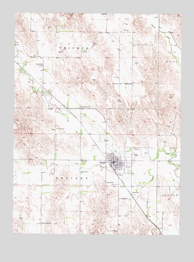 Callaway, NE USGS Topographic Map