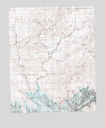 Callville Bay, NV USGS Topographic Map