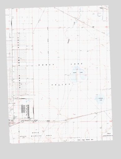 Calneva Lake, CA USGS Topographic Map