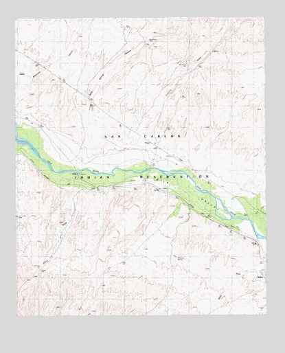 Calva, AZ USGS Topographic Map