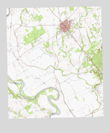 Calvert, TX USGS Topographic Map