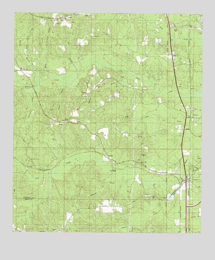 Calvert, AL USGS Topographic Map