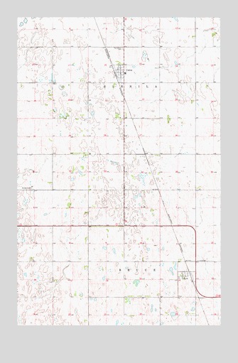 Calvin, ND USGS Topographic Map