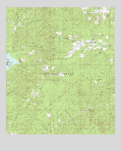 Calvin, LA USGS Topographic Map