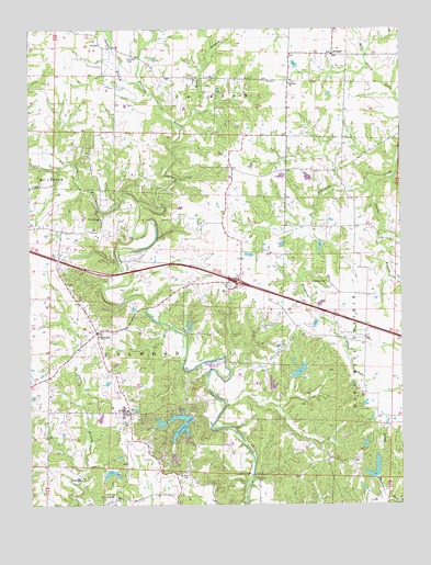 Calwood, MO USGS Topographic Map