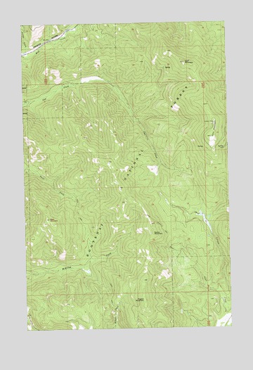 Calx Mountain, MT USGS Topographic Map