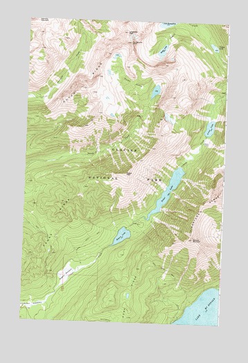 Camas Ridge East, MT USGS Topographic Map
