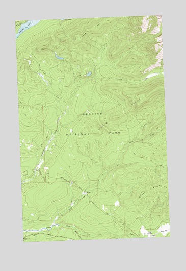 Camas Ridge West, MT USGS Topographic Map