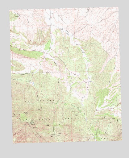 Camatta Ranch, CA USGS Topographic Map