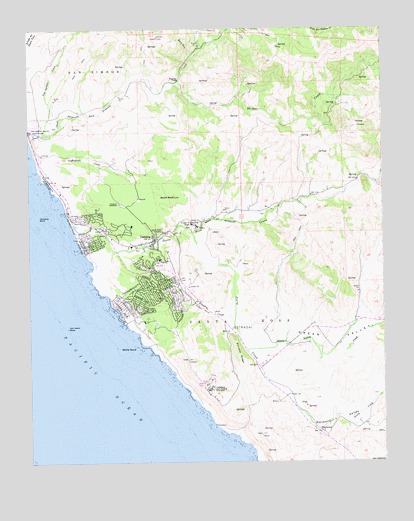 Cambria, CA USGS Topographic Map