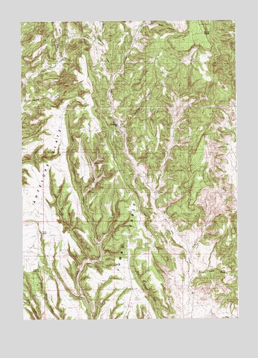 Cambria, WY USGS Topographic Map