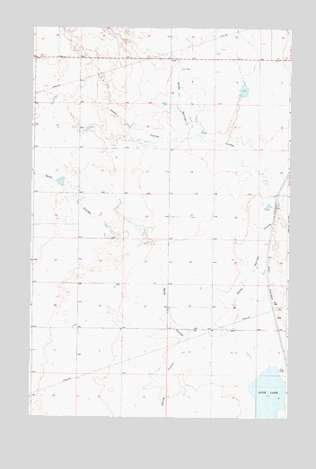 Aloe, MT USGS Topographic Map