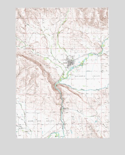 Cambridge, ID USGS Topographic Map