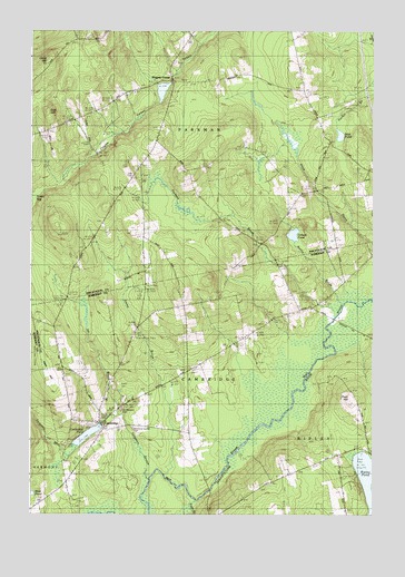 Cambridge, ME USGS Topographic Map