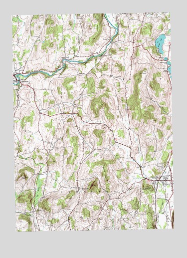 Cambridge, NY USGS Topographic Map