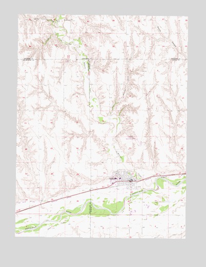 Cambridge, NE USGS Topographic Map